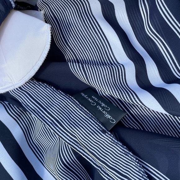 California Concepts Connection striped blouse XL - Picture 6 of 7
